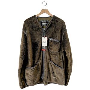 NEW Barbour x And Wander Fleece Zip Up Jacket